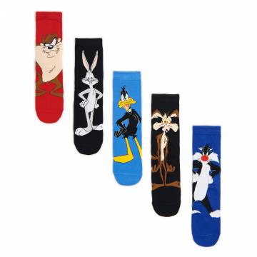 Cropp - 5 пачка шкарпеток Looney Tunes Looney Tunes - різнобарвний Cropp - 5 пачка шкарпеток Looney Tunes Looney Tunes - різнобарвний