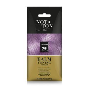 Тонирующий бальзам для волос Notaton New Life Balm Toning с био-золотом, 76 Лаванда, 30 мл Тонирующий бальзам для волос Notaton New Life Balm Toning с био-золотом, 76 Лаванда, 30 мл