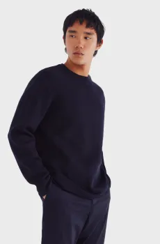 Мужской темно-синий джемпер Milano Синий M SPRINGFIELD 1402495