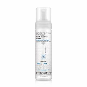 Пена для укладки волос Giovanni Eco Chic Technology Mousse Air-Turbo Charged Hair Styling Foam средняя фиксация, 207 мл Пена для укладки волос Giovanni Eco Chic Technology Mousse Air-Turbo Charged Hair Styling Foam средняя фиксация, 207 мл