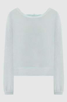 Зеленый джемпер из кашемира