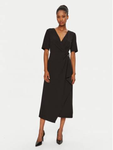 DKNY Коктейльна сукня DD4H1B66 Чорний Slim Fit DKNY Коктейльна сукня DD4H1B66 Чорний Slim Fit