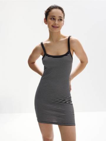 Reserved - Нічна сорочка без рукавів - темно-сірий - 049CS-90X