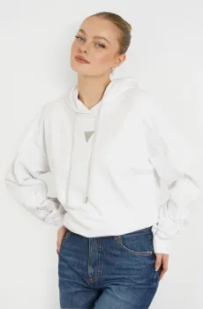 Женское белое худи Белый S Guess W4GQ12.KBK32;G011
