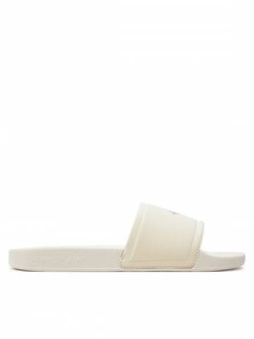Calvin Klein Jeans Шльопанці Slide Institutional Metallic YM0YM01018 Сірий Calvin Klein Jeans Шльопанці Slide Institutional Metallic YM0YM01018 Сірий