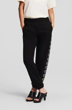 Женские черные спортивные брюки IKONIK 2.0 Черный S Karl Lagerfeld 241W1052