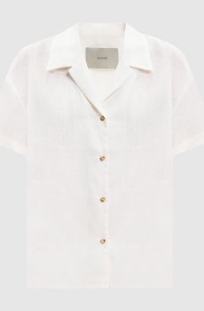 Белая рубашка Prague из льна