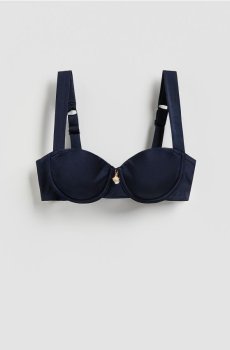 Reserved - Верх пляжного купальника з підвіскою - темно-синій - 408HP-59X