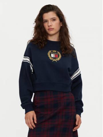 Tommy Jeans Світшот DW0DW18772 Cиній Boxy Fit Tommy Jeans Світшот DW0DW18772 Cиній Boxy Fit