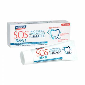 Зубная паста Pasta Del Capitano SOS Denti Enamel Repair Восстановление и укрепление зубной эмали, 75 мл Зубная паста Pasta Del Capitano SOS Denti Enamel Repair Восстановление и укрепление зубной эмали, 75 мл