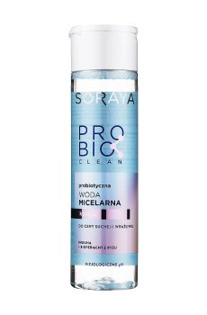 Нормализующая мицеллярная вода Soraya Probio Clean для жирной и комбинированной кожи лица, 500 мл