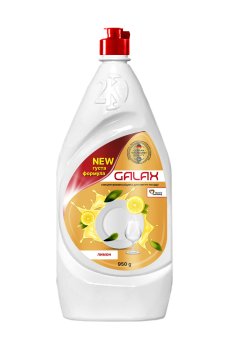 Концентрированное средство для мытья посуды Galax Лимон, 950 г