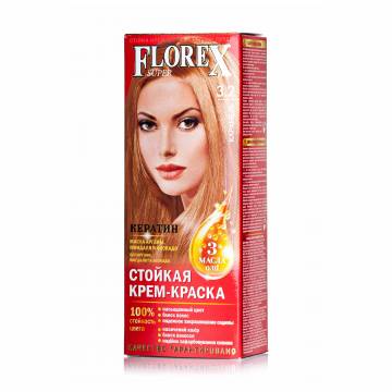 Стойкая крем-краска для волос Florex Super 3.2 Карамель, 100 мл Стойкая крем-краска для волос Florex Super 3.2 Карамель, 100 мл