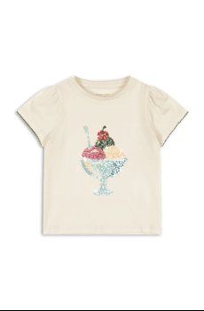 Детская хлопковая футболка Konges Sløjd FAMO PUFF TEE GOTS