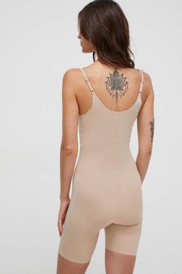 Моделирующее боди Chantelle SOFT STRETCH цвет бежевый однотонный Моделирующее боди Chantelle SOFT STRETCH цвет бежевый однотонный