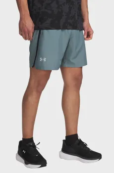 Мужские бирюзовые шорты UA LAUNCH 7 SHORTS Бирюзовый S Under Armour 1382620-587