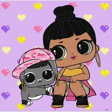 Картина за номерами Ідейка Lol Surprise TroopSurprise Honey Bun with Bunny Hun 40 х 40 см (KHO6292) Картина за номерами Ідейка Lol Surprise TroopSurprise Honey Bun with Bunny Hun 40 х 40 см (KHO6292)
