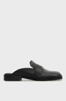 Женские черные кожаные мюли Alura Черный 40 PRPY PRSLT1294W