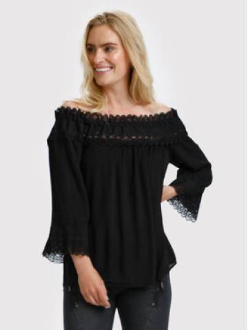 Cream Блузка Bea 10608022 Чорний Relaxed Fit Cream Блузка Bea 10608022 Чорний Relaxed Fit