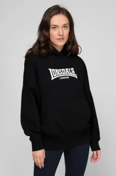 Женское черное худи Черный L Lonsdale 117208
