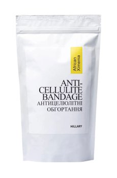 Антицеллюлитное обертывание для тела Hillary Anti-Cellulite Bandage African Ximenia, 200 г