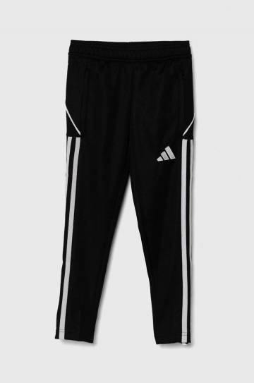 Детские спортивные штаны adidas Performance TIRO23L TR PNTY цвет чёрный с аппликацией Детские спортивные штаны adidas Performance TIRO23L TR PNTY цвет чёрный с аппликацией