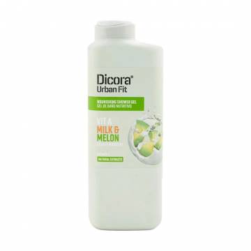 Питательный гель для душа Dicora Urban Fit Молоко и дыня, с витамином А, 400 мл Питательный гель для душа Dicora Urban Fit Молоко и дыня, с витамином А, 400 мл