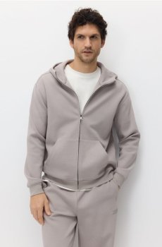 Reserved - Худі на блискавці - бежевий - 386HM-08X