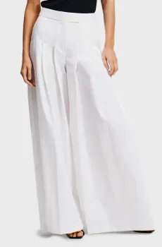 Женские белые брюки SUMMER OCCASION SUIT TROUSERS Белый 38 Karl Lagerfeld A2W10106