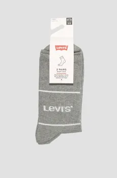 Серые носки (2 пары) Серый 35-38 Levi’s® 701210567;009