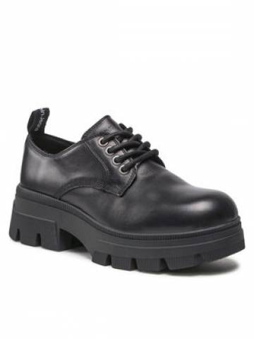 Calvin Klein Jeans Туфлі Chunky Combat Derby Wn YW0YW00745 Чорний Calvin Klein Jeans Туфлі Chunky Combat Derby Wn YW0YW00745 Чорний