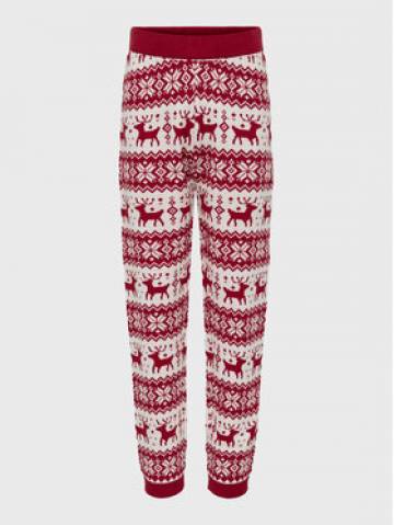 Kids ONLY Трикотажні штани Xmas 15273656 Червоний Regular Fit Kids ONLY Трикотажні штани Xmas 15273656 Червоний Regular Fit