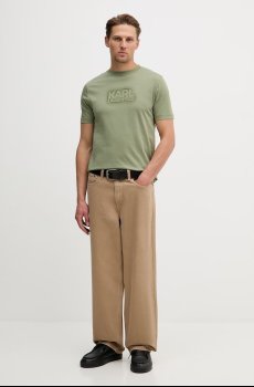 Хлопковая футболка Karl Lagerfeld