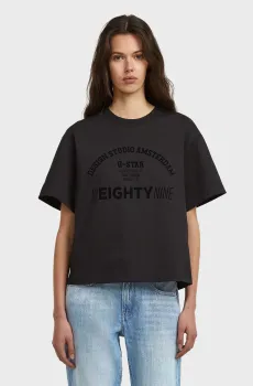 Женская черная футболка Multi Черный L G-Star RAW D27979,D709