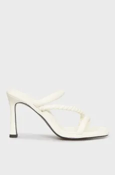 Женские белые кожаные мюли Sadie Белый 37 PRPY PRSLT5018W