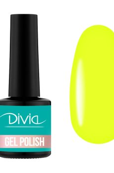 Гель-лак для ногтей Divia Neon Vibe Gel Polish Di1233, NV040 Banana, 8 мл