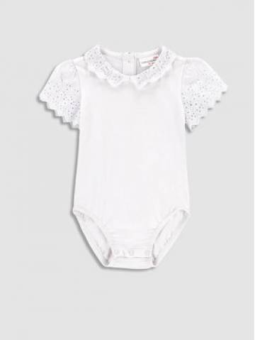 Coccodrillo Боді WC3112205HGN Білий Regular Fit Coccodrillo Боді WC3112205HGN Білий Regular Fit