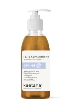 Гель-кератолитик для лица Kaetana Косметическая чистка, для холодной распарки, 250 мл