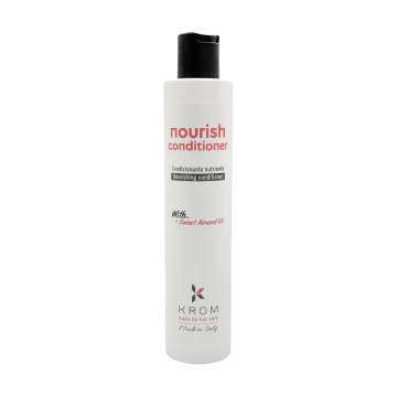 Питательный кондиционер для волос Krom Nourish Conditioner с экстрактом сладкого миндаля, 250 мл Питательный кондиционер для волос Krom Nourish Conditioner с экстрактом сладкого миндаля, 250 мл