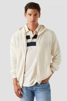 Мужское белое худи Белый S Guess M5YR03.Z3FB1;G047
