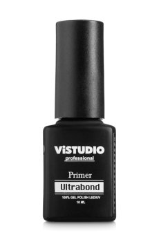 Уценка! Бескислотный праймер для ногтей ViSTUDIO Professional Primer Ultrabond 100% Gel Polish LED/UV, 10 мл