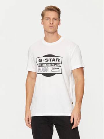 G-Star Raw Футболка Originals D25443-8415 Білий Regular Fit G-Star Raw Футболка Originals D25443-8415 Білий Regular Fit