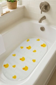 Килимок для ванної кімнати - білий