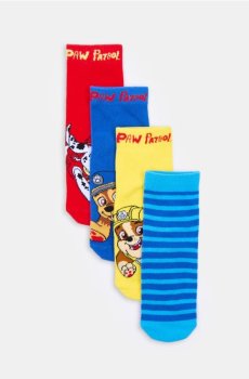 Шкарпетки, 4 пари PAW Patrol - різнобарвний
