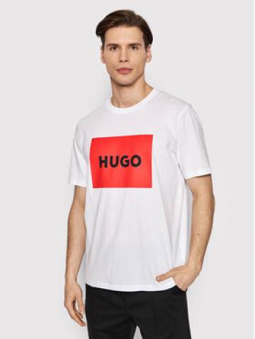 Hugo Футболка Dulive222 50467952 Білий Regular Fit Hugo Футболка Dulive222 50467952 Білий Regular Fit