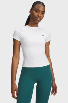 Женская белая футболка Motion Fitted SS EMEA Белый XS Under Armour 6012291-100