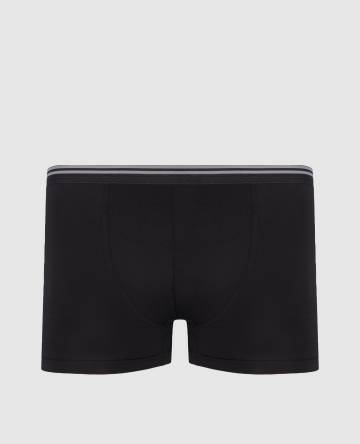 Черные трусы-боксеры Pure Comfort с логотипом Черные трусы-боксеры Pure Comfort с логотипом