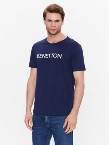 United Colors Of Benetton Футболка 3I1XU100A Cиній Regular Fit United Colors Of Benetton Футболка 3I1XU100A Cиній Regular Fit