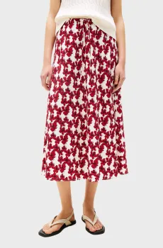 Женская юбка с узором TEXTURED MIDI BIAS Разноцветный XS Tommy Hilfiger WW0WW47175