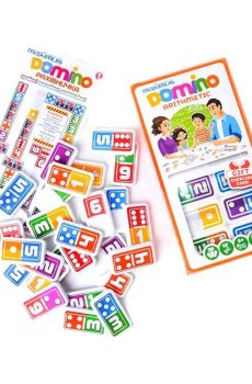 Развивающая игра Maximus Domino Счеточка, в коробке, 25*13.5*3 см, 28 элементов, от 3 лет (5491)